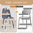 7-Piece Glass Top Dining Table Sets-885457520