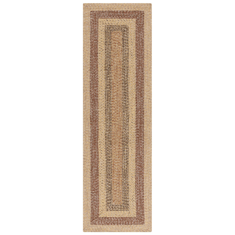 Freshour Woven Performance Machine Washable Performance Chevron Indoor/Outdoor Area Rug, Runner 2'3" x 8'