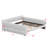 Contemporary Soft-Finish Platform Bed Featuring Built-in USB Connectivity-1027999679