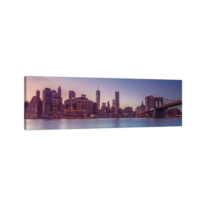 New York XXII by Assaf Frank - Wrapped Canvas Panoramic Print, 30.48 cm H x 91.44 cm W x 1.91 cm D