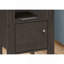 Table d'appoint, table d'appoint, table de bout, table de chevet, lampe, rangement, salon et chambre à coucher, stratifié brun, transitionnel-1340782662
