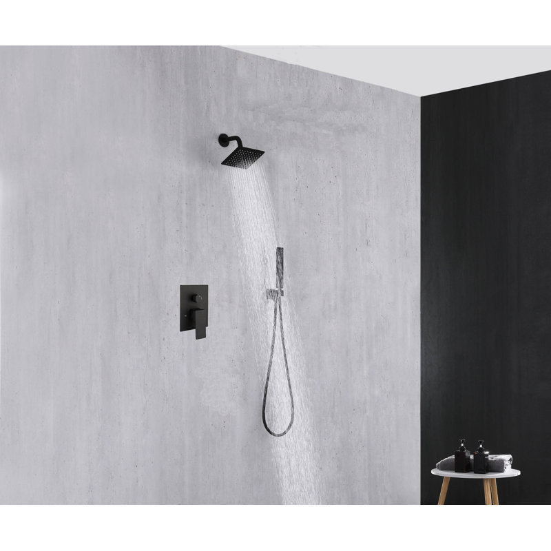 All-In-One Kit with Rough in-Valve, Matte Black