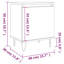 Bismarck 40cm W Iron Bedside Table-193345367-159761274