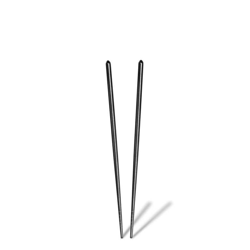 CHOPSTICKS Stainless Steel Chopsticks, Black Gold
