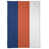 Orange/Navy Blue/White