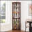 Graceful Lighted Curio Cabinet For Living Room, Showcasing Treasures With Style-1557683192