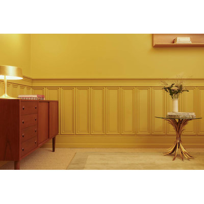 Panneau mural 3D Orac Decor W124 Burlington - l 19 3/4 po x L 31 1/2 po - Polyuréthane haute densité Purotouch blanc apprêté - paquet de 3