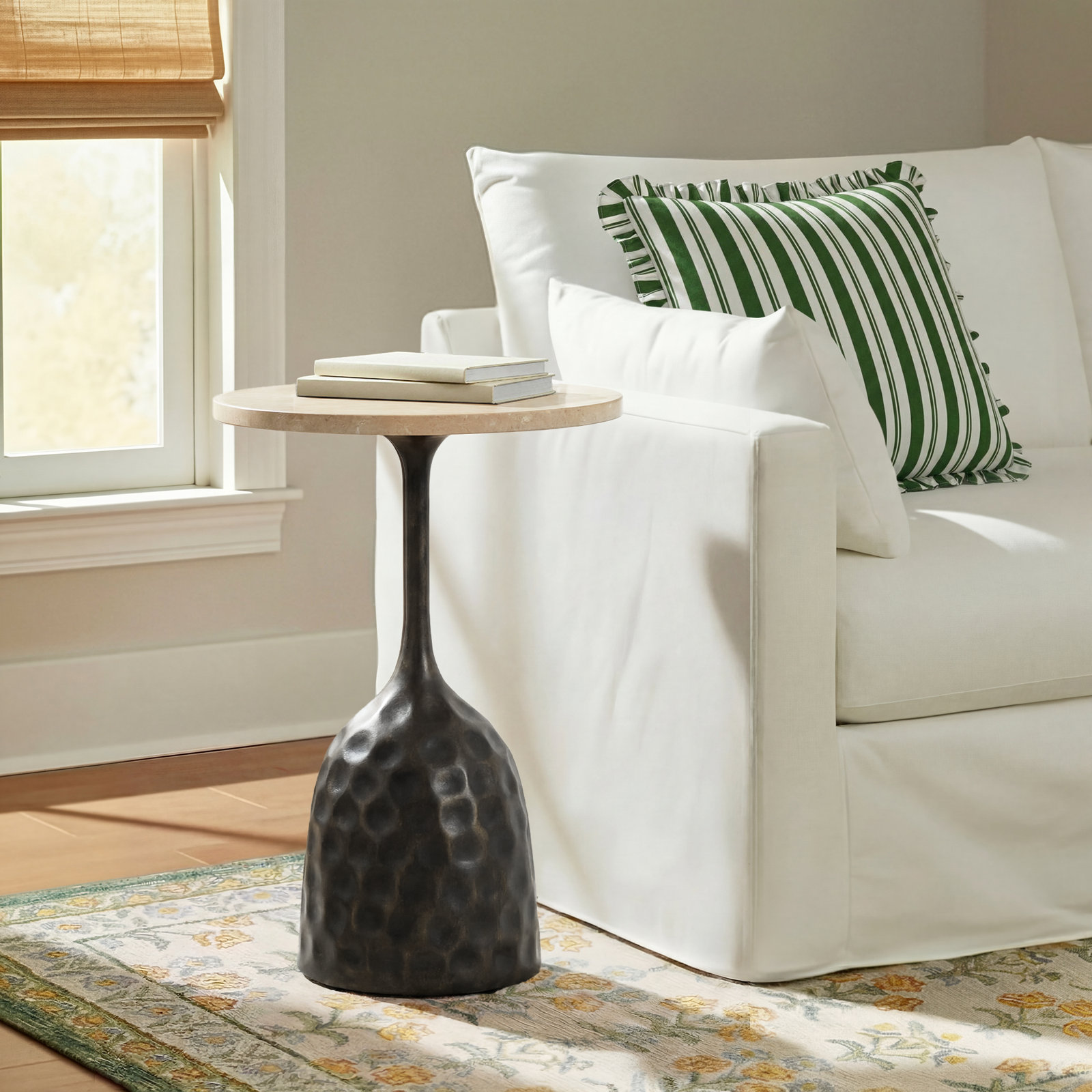 Aceline Stone End Table