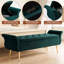 Banc de rangement avec repose-pieds et banc de rangement de 63 po de longueur-518729148