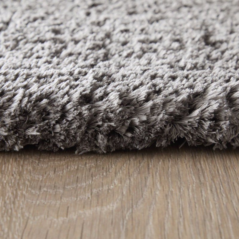 Tapis moderne uni Tula, Gris, Rectangle 10 pi x 14 pi