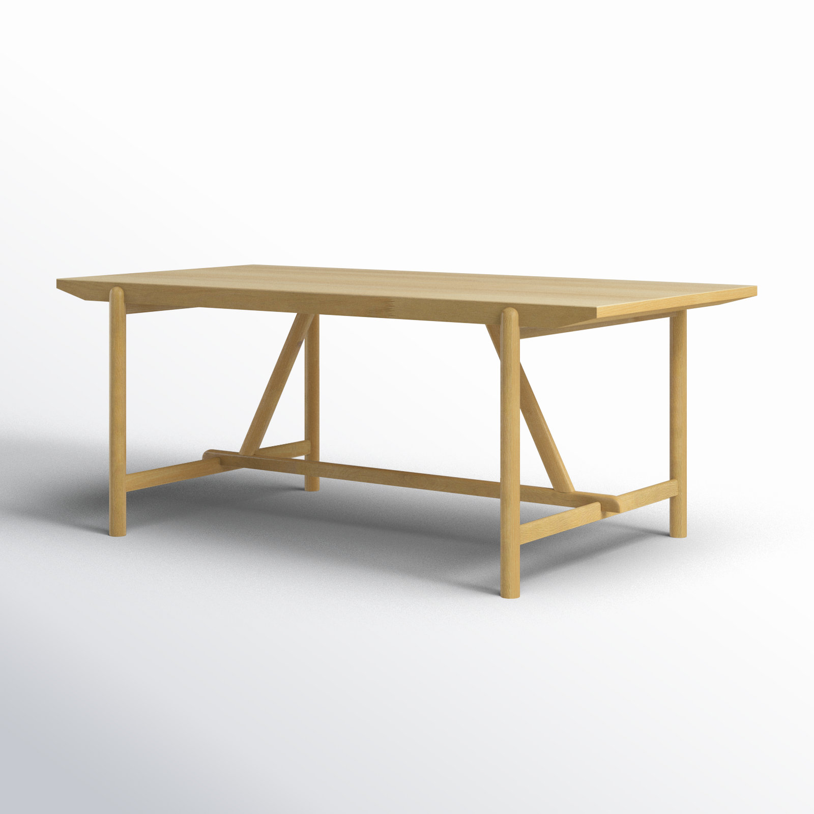 Darya 80" Oak Dining Table