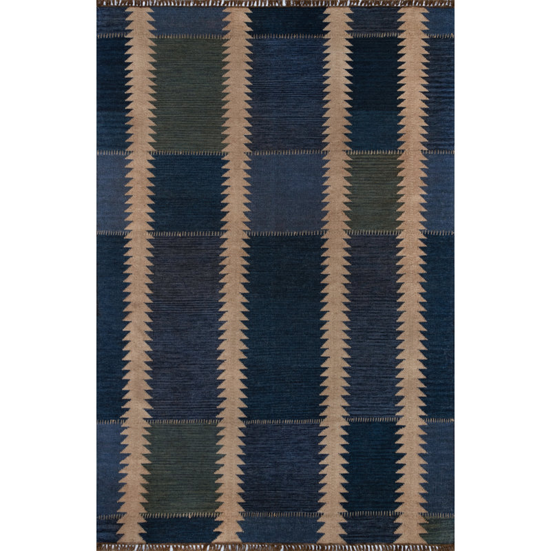 Duar Wool Striped Area Rug, Rectangle 3'6" x 5'6"