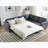 Sleeper Sofa: 2 - In - 1 Pull - Out 6 - Seater L - Shaped Sleeper Sectional Riveted Sofa Bed (104'')