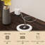 Side Table Set of 2, Nightstand Set with Charging Outlets, White
