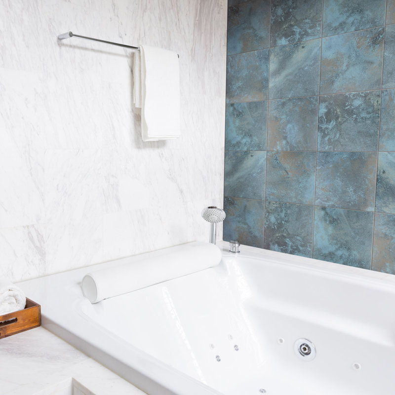 Biotech Ocean 12" x 12" Porcelain Stone Look Wall & Floor Tile, Green River