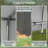 7 ft. W x 12 ft. D Metal Lean-to Storage Shed-94951148
