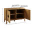 Armoire décorative 47,5 "avec tablettes réglables - Poignée contrastante pratique et décorative de style unique