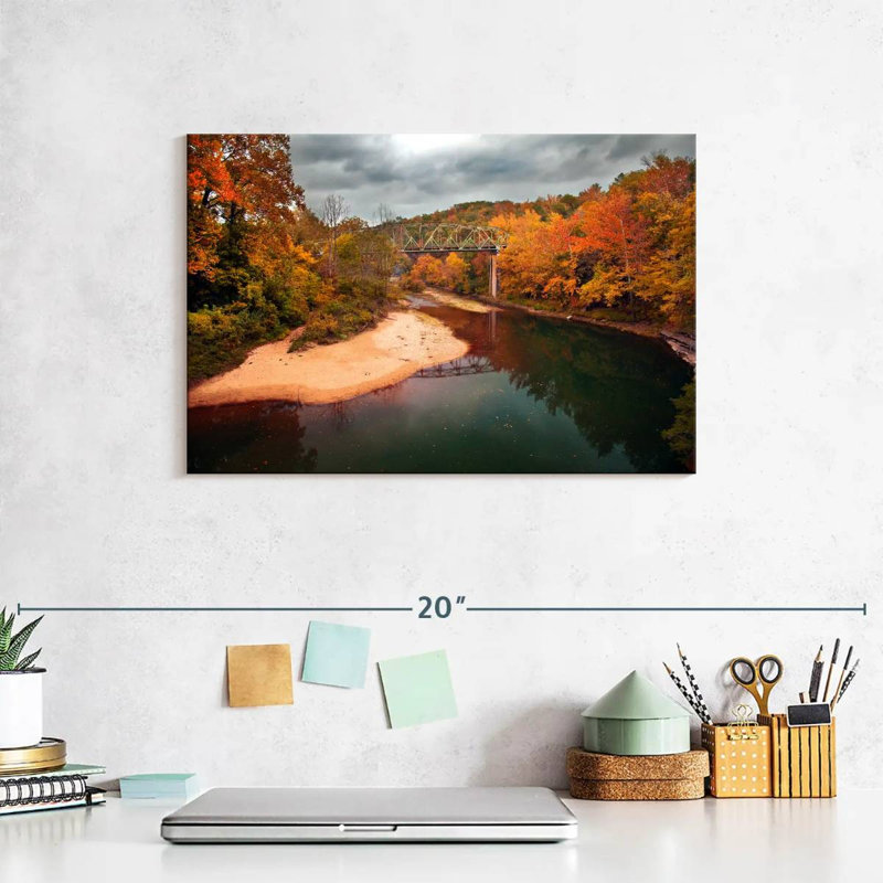 Alvord Buffalo River Autumn, H 8 po x l 12 po