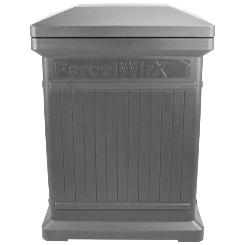Graphite Vertical Plastic Package Delivery Box
