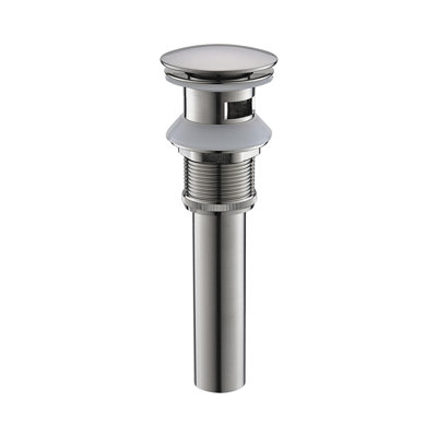 Pop-Up Bathroom Sink Drain Stopper with Overflow