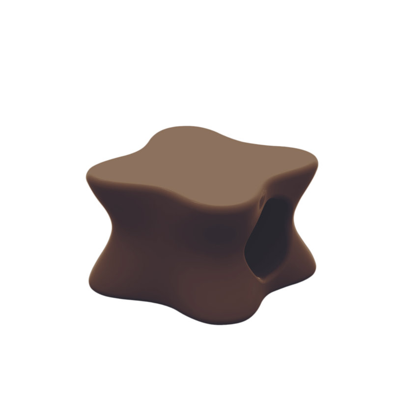 Pal Plastic/Resin Coffee Table, Bronze