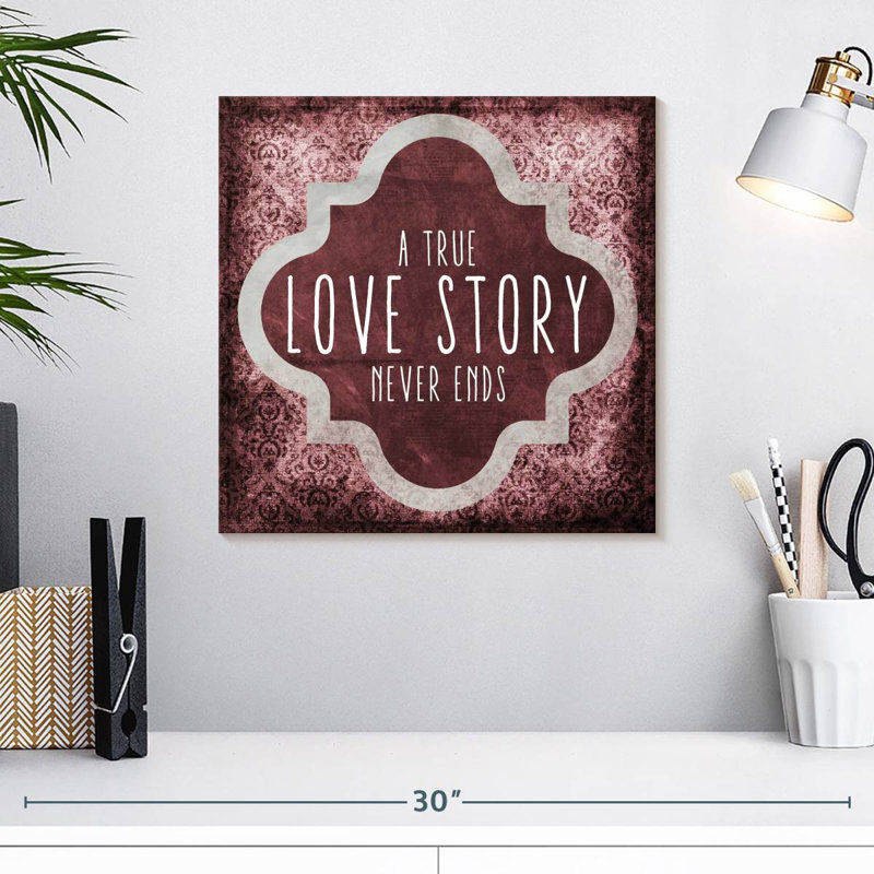 Tergel True Love Story, 16" H x 16" W