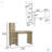 Euloge Toronto 120 Classic Contemporary Writing Desk with Four Shelves-1355954521