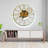 Wall Clock 36" Round Oversized for Living Room decor with Real Moving Gears America Collection-87147383