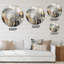 Shapes And Lines Abstract Marble I - Abstract Marble Metal Wall Décor-88599659