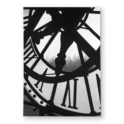 Giant Clock in Orsay Museum - Outdoor Area Rug for Home Decor