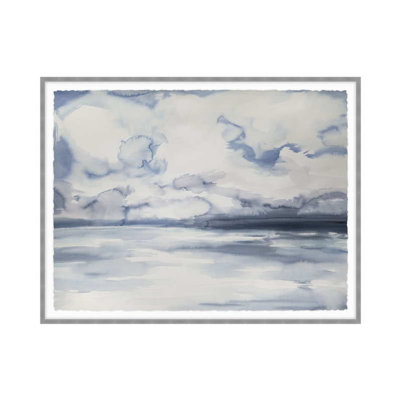 Pensive Seas 1 Print by Studio L57 Impressions, 18.75" H x 25.75" W