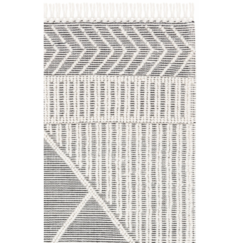 Tapis style sud-ouest en laine et coton tissé à plat Altis, Rectangle 8 pi x 10 pi