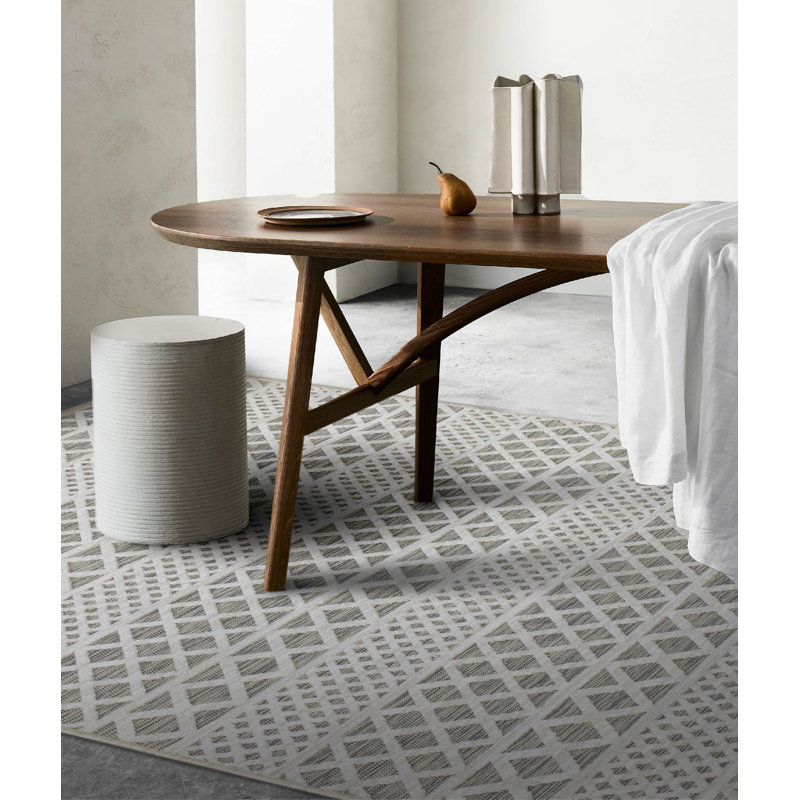 Tapis rectangulaire Staw, Tapis de couloir 3 pi 3 po x 9 pi 11 po