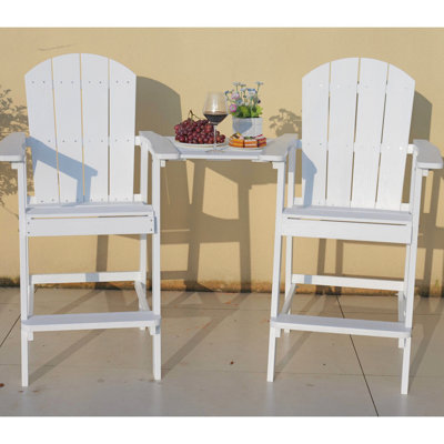 Chaises longues d'extérieur en blanc avec design, hanches et acier inoxydable, plateau central pour chaise de détente, fabriqué en toutes saisons, confort ergonomique, patio idéal pour la cour arrière