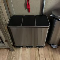 Songmics 14.26 Gallons Steel Step On Trash Can & Reviews