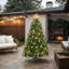 Arbre de Noël 6 pi avec 250 lumières DEL blanc chaud-478901176
