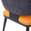 Chaise rembourrée avec pieds en métal-330978622