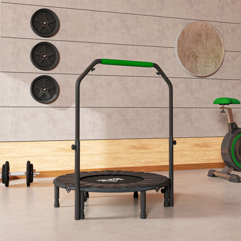 17 Stories in. Round Fitness Trampoline