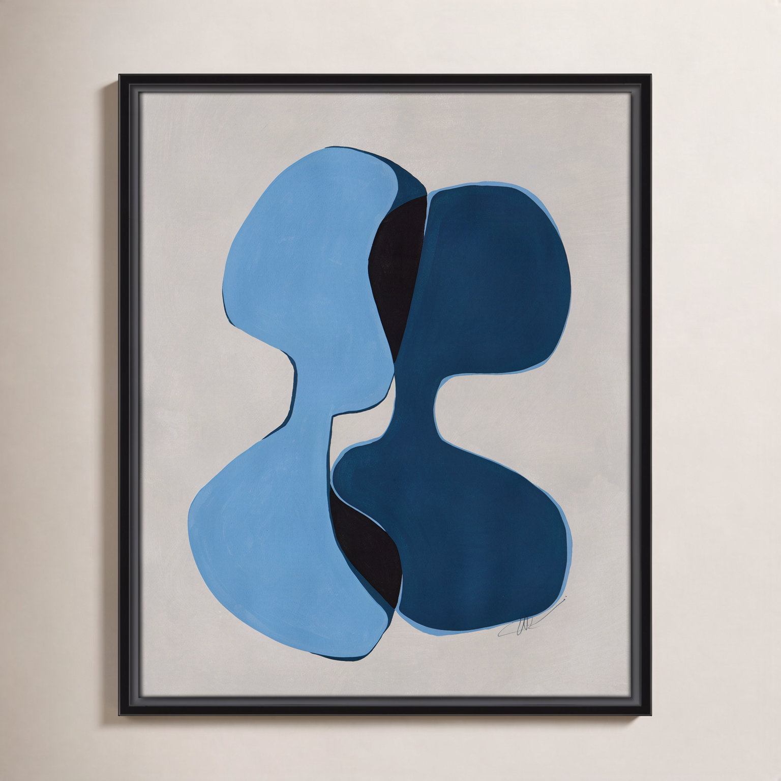 In Unity Collection "In Unity I" Print, 21.5" H x 17.5" W x 2" D, Black Framed