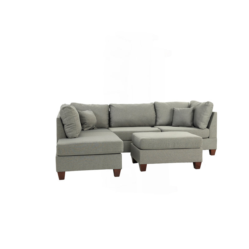 3-PC SECTIONAL In Gray