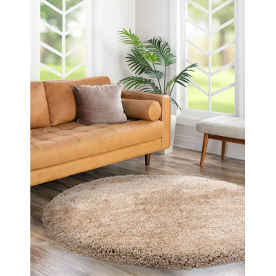 Beatty Solid Colour Shag Area Rug
