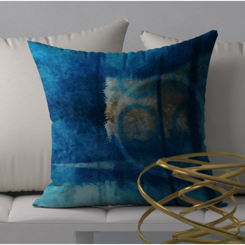  Housse de coussin carré et insert, H 18 po x l 18 po