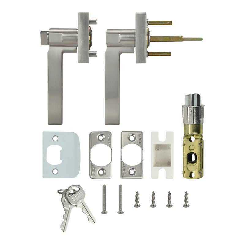 Satin Nickel Keyed (Entry) Door Lever