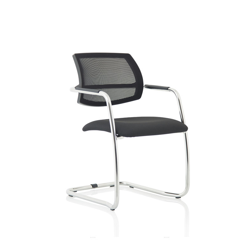 Beril Upholstered Armchair, Black