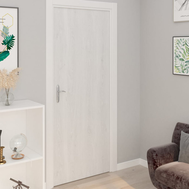 Rouleau de papier peint auto-adhésif L 6,9 pi x l 35,4 po, Bois blanc