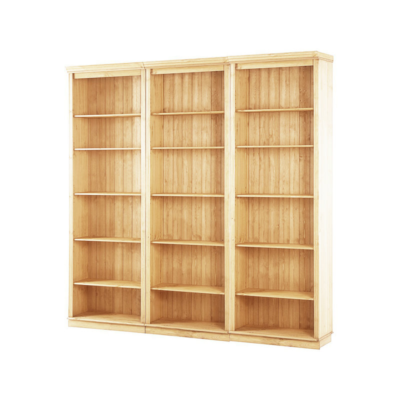 Delbis 223cm H x 222cm W Library Bookcase