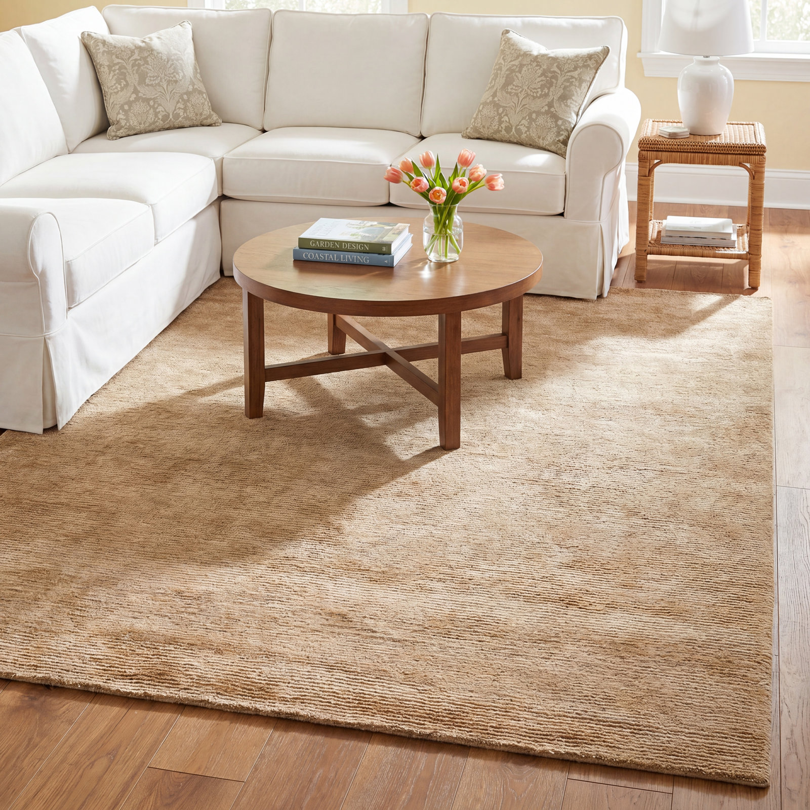 Cliona Hand-Tufted Jute Rug, Rectangle 7'9" x 9'9"