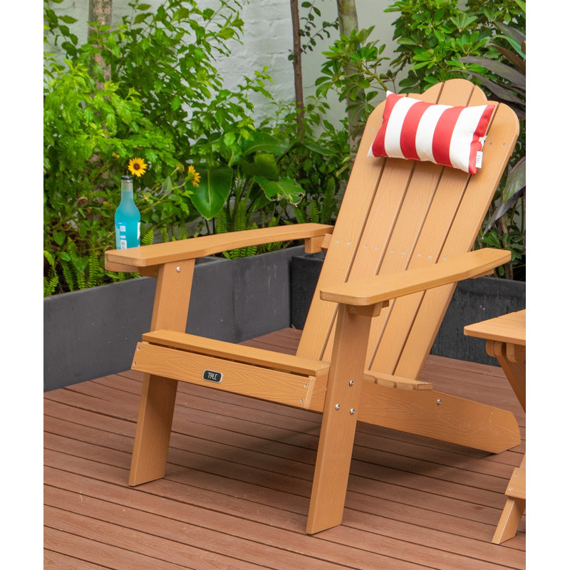 Ena Outdoor Adirondack Chair, Brown