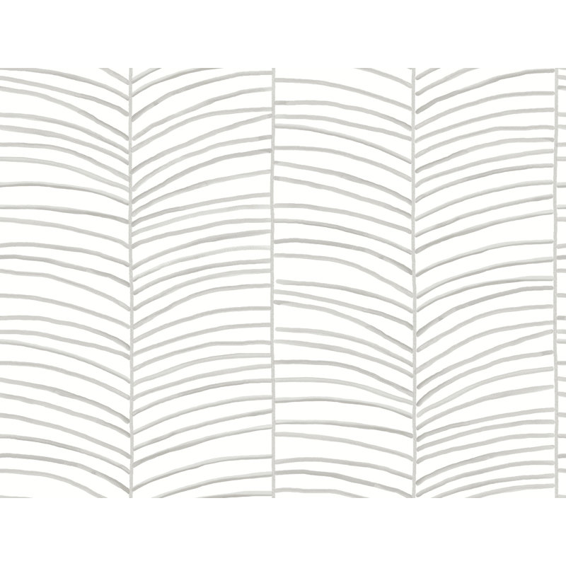 Papier peint Cascade Palm Chevron, Brouillard