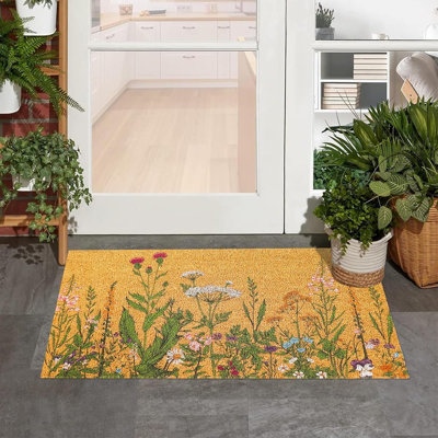 Paillasson Vintage Wildflower Welcome